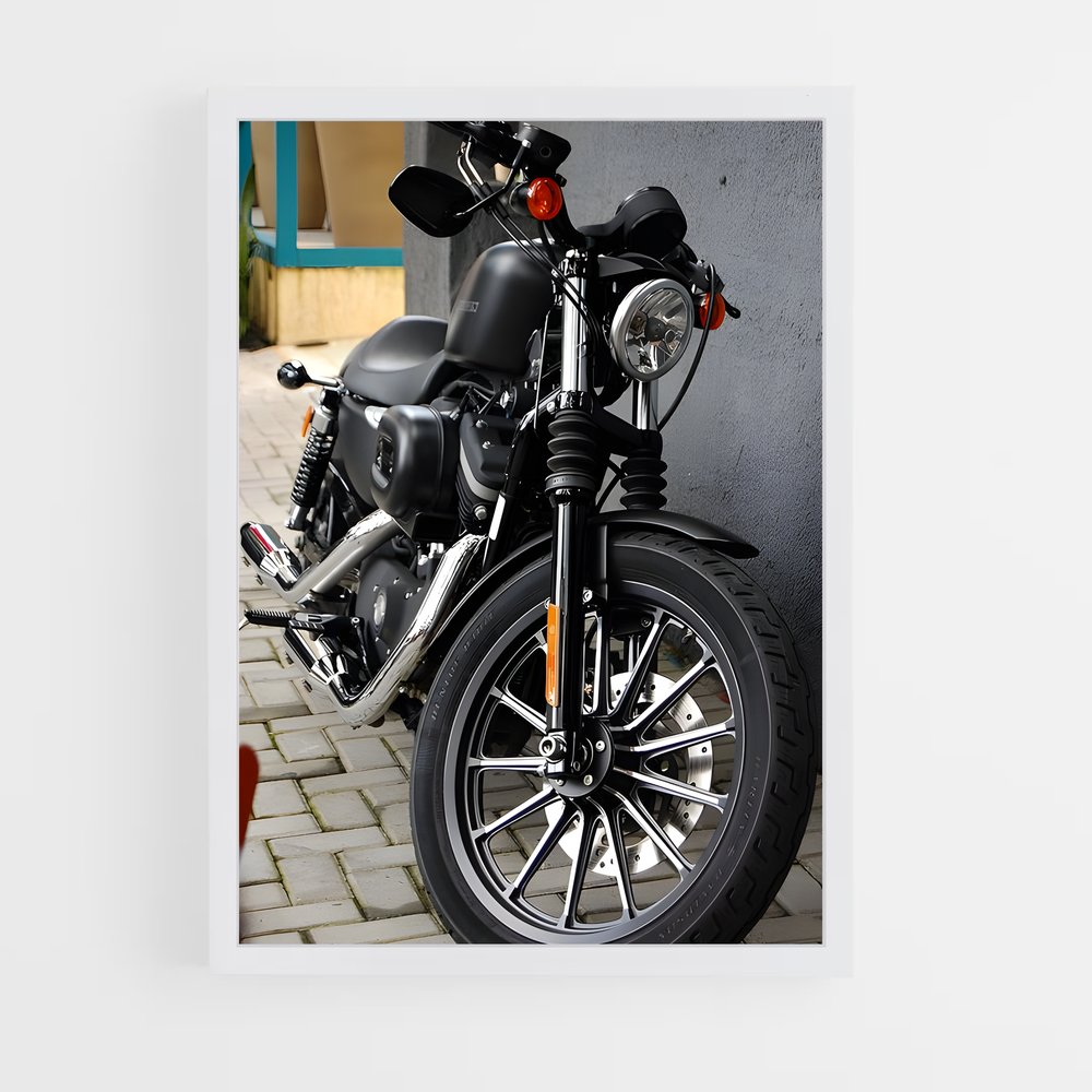 Poster Fer Robuste – affiche Harley-Davidson (vue 3)